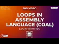 Assembly Language Loops Tutorial COAL 2nd Learn x86 LOOP Instruction MSA learn with msa