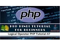 Logical Operator PHP Tutorial-67