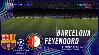 Barcelona vs Feyenoord UEFA Champions League 26/27 ✅ | Partido Completo Simulación/Predicción