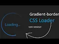 Circular Gradient Border Animation in CSS css tricks and tip loading animation css css project