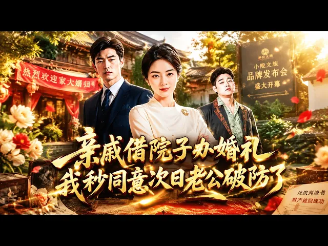 亲戚借院子办婚礼我秒同意次日老公破防了