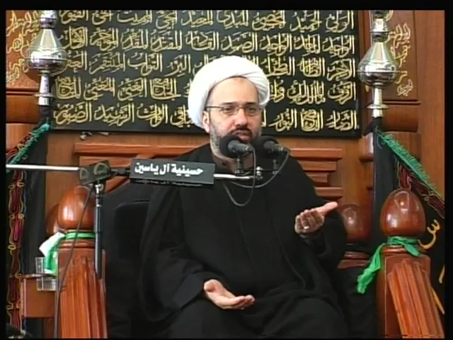 ⁣مصيبة بكاء فاطمة على أبيها صلى الله عليه وآله بصوت الدكتور الشيخ إبراهيم العاملي / آل ياسين / الكويت
