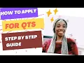 Download Lagu How to apply for QTS. (Step by step guide for QTS) #teachinuk#qtsapplication