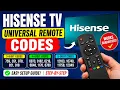 How to Program a Universal Remote to Hisense TV With Codes 2026