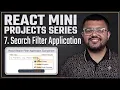 How To Create A Search Filter Application In React React Typescript Tailwindcss Gemini Pro AI