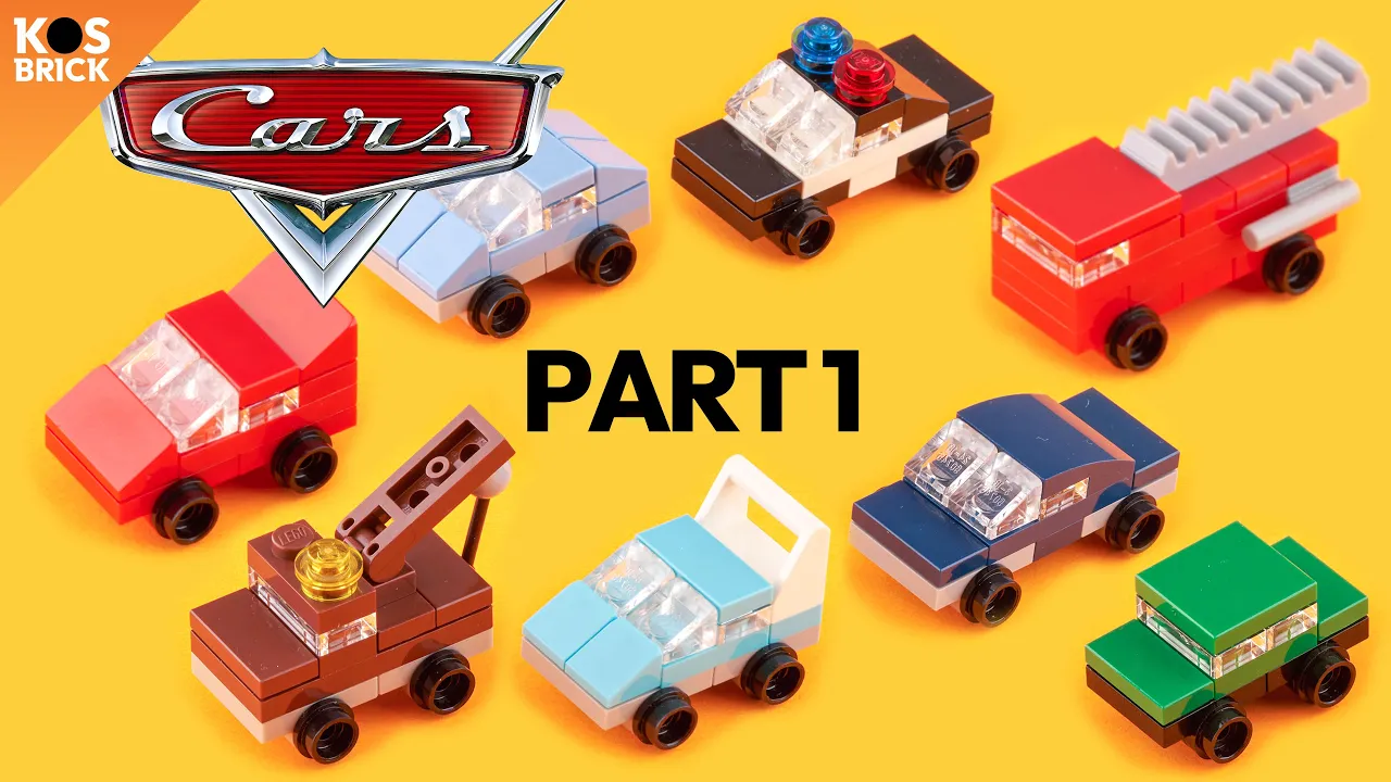 LEGO Micro Cars, Truck, and Train Tutorial