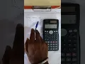 Binary addition using scientific calculator