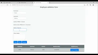 a form validation entry using javascript