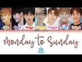 [PRODUCE X 101] DAILY VITAMIN 'Monday to Sunday' | color coded lyrics han/rom/eng