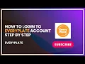 How to Login to Everyplate Account Step by Step