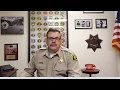 Message From The Sheriff