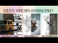Generate Custom Coloring Pages with AI - Fun Fast Easy Tutorial 2025