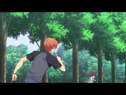 Download MP3 Kyo saying He Just Loves Tohru and Runs After Her- Fruits Basket Season 3 Episode 10