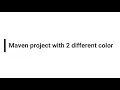 In Eclipse Maven project java is populating in 2 different color different color