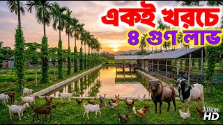 সমন্বিত খামার চাষ পদ্ধতি | মাত্র ৫ থেকে ৮ কাঠা জমি হয়ে উঠতে পারে আপনার উচ্চ আয়ের উৎস | NATUREfarm