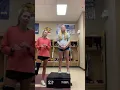 Box jump down with stabilization
