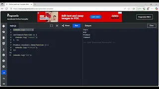 Live JavaScript Interview question setTimeout vs Promise Event Loop