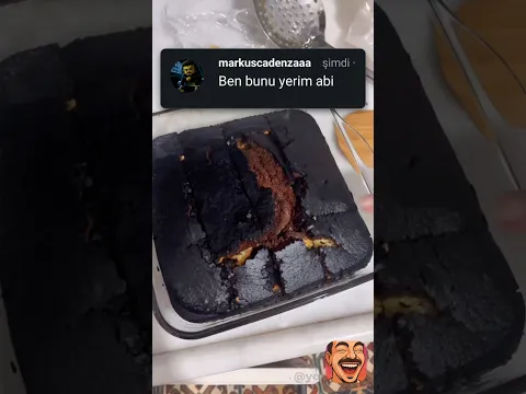 Kek fırından gece modunda çıkmış 😂