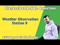 Weather Observation station 9 HackerRank SQL Question