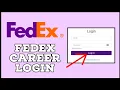 FedEx Career Login How to Login FedEx Career Account 2024