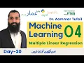 42 - Multiple Linear Regression and Machine Learning in Python- Day-20