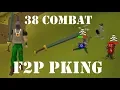 38 Combat Adamant 2h Pking - OSRS F2P Pking