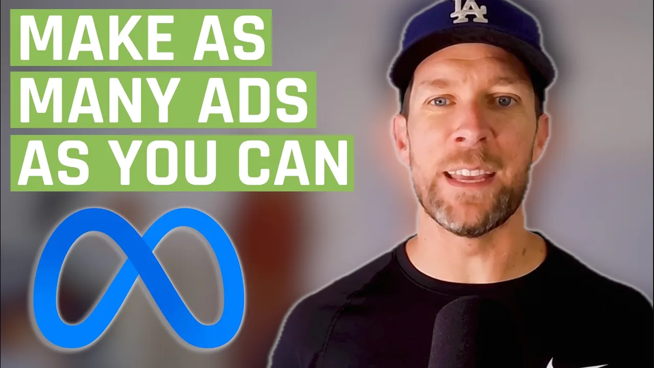 How To Build A HUGE Volume Of High Performing Meta Ads (For Cheap): video thumbnail
