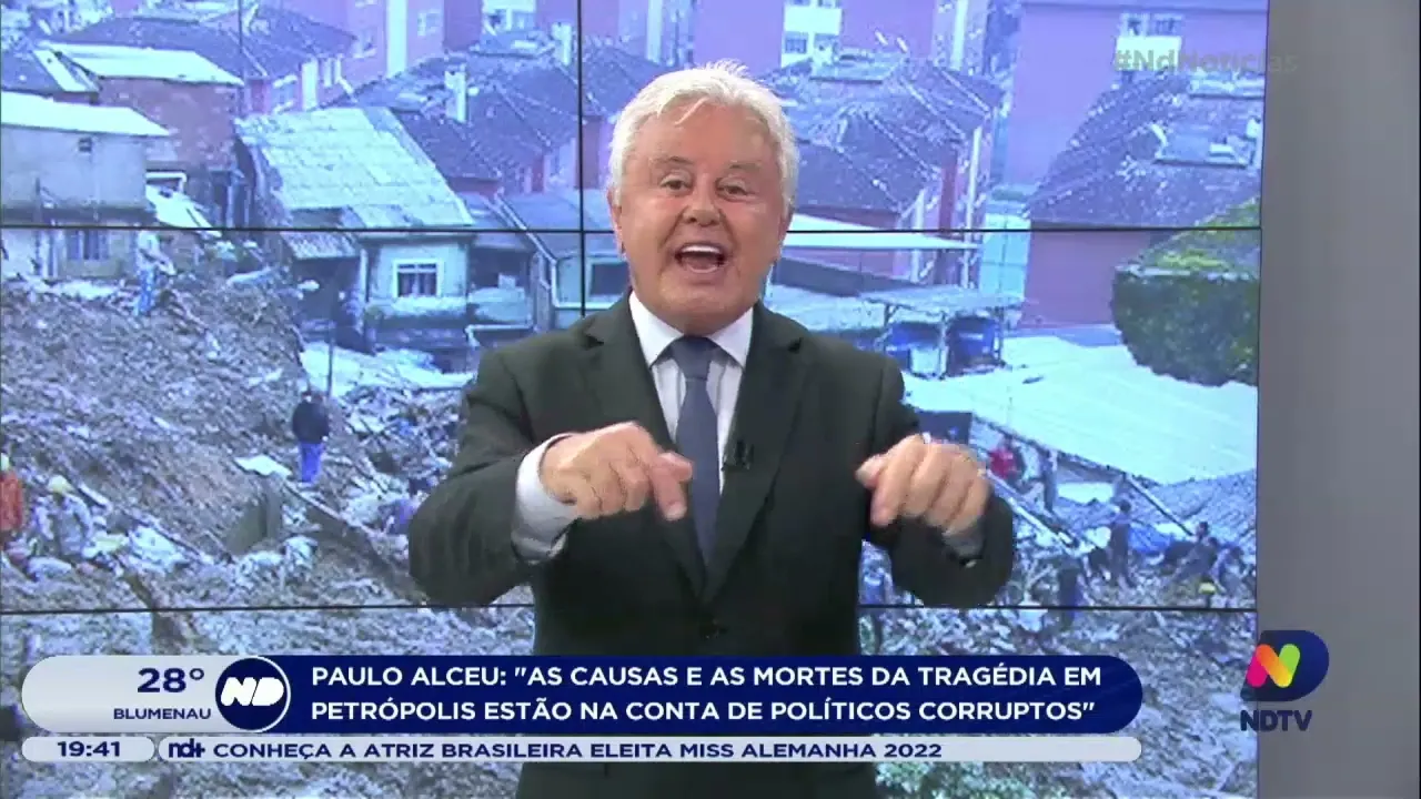 Paulo Alceu responsabiliza corruptos pela tragédia em Petrópolis