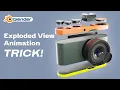 Exploded View Animation of Objects in Blender Tutorial