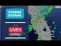 LIVE Line Of Storms Moves Into Florida Wednesday 10 PM Weather
