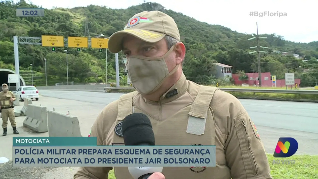 Polícia Militar prepara esquema de segurança para motociata do Presidente Jair Bolsonaro