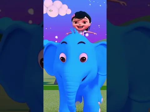 Udne Wala Hathi, उड़ने वाला हाथी, Elephant Song for Kids #shorts #rhymes #poems #kidsvideos #viral