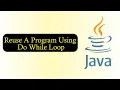 Do While Loop Example in Java