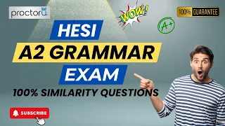 I PASSED HESI A2 with This GRAMMAR PRACTICE Strategy