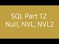 HOW TO USE NULL AND FUNCTIONS NVL NVL2