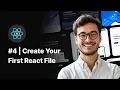 React Tutorial in Hindi Hello World in React Create Your First React File