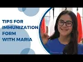 Tips for Uploading Immunization Form