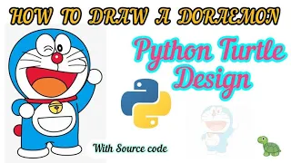 How to draw Doraemon using Python turtle