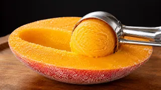🥭❄️ Just freeze mango! 1 ingredient! Healthy ice cream in a minute!