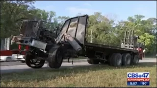 JFRD Fiery crash on I-295 near the Buckman Bridge delays traffic