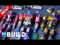 Download Lagu Transformers Speed Build! ONE Optimus Prime + Bumblebee + Elita!! | BLOKEES Figures | Beat Build