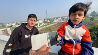 new ghar se phone gira diya chachaji ka