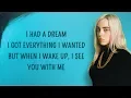 Download Lagu Billie Eilish - everything i wanted (Lyrics)