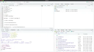 Identifying and Converting Data Types