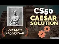 CS50 caesar solution Week 2 pset2