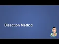 1 3 Bisection Method