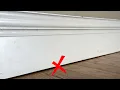 How To Make Gaps Under Baseboards Disappear With Caulking