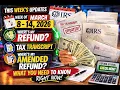 IRS Tax Refund Update March 8 14 2026 Transcript Codes Amended Refunds Deposit Dates