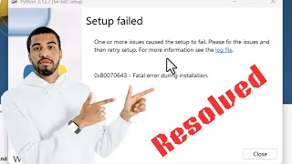 - Setup Failed Fix Python 3 13 7 Installation Error on Windows