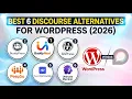 6 Best Discourse Alternatives for WordPress 2026 Best Community Plugins Compared